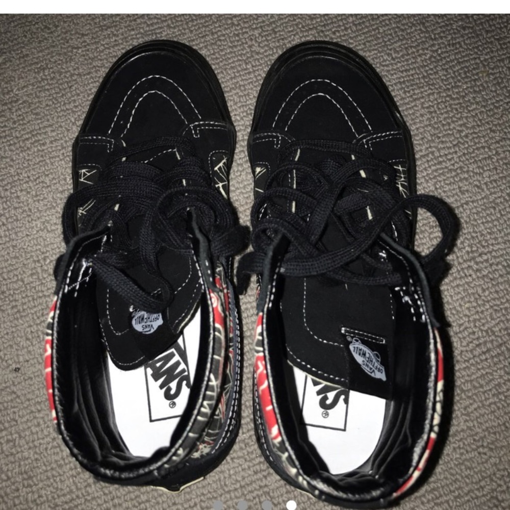 Brand new black high top vans